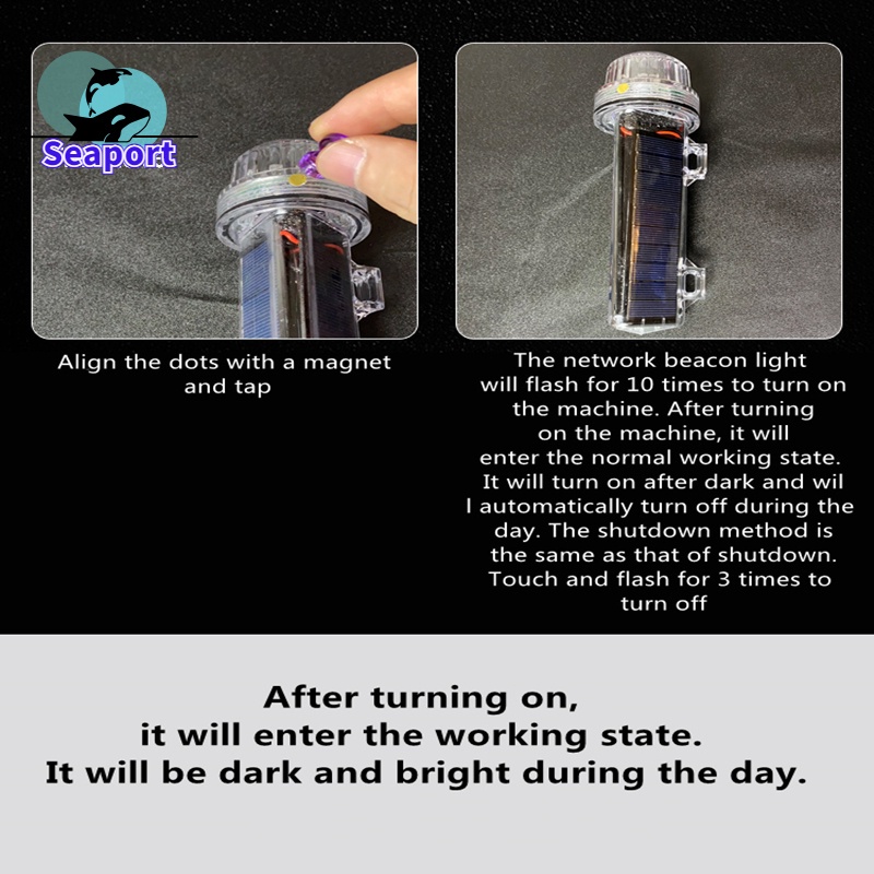 Đèn Tín Hiệu Cảnh Báo An Toàn Chống Thấm Nước Sử Dụng Năng Lượng Mặt Trời