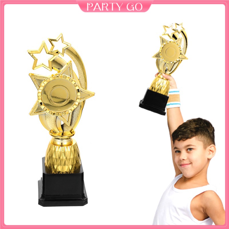 Đồ Chơi Giải Thưởng Ngôi Sao Bằng Nhựa Màu Vàng Kim Cho Trẻ Em