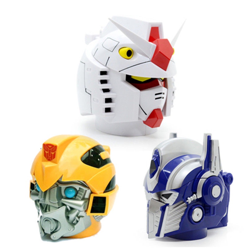 Bình Nước Giữ Nhiệt 3D Bằng Thép Không Gỉ Hình Transformers 5 Bumblebee Optimus Prime