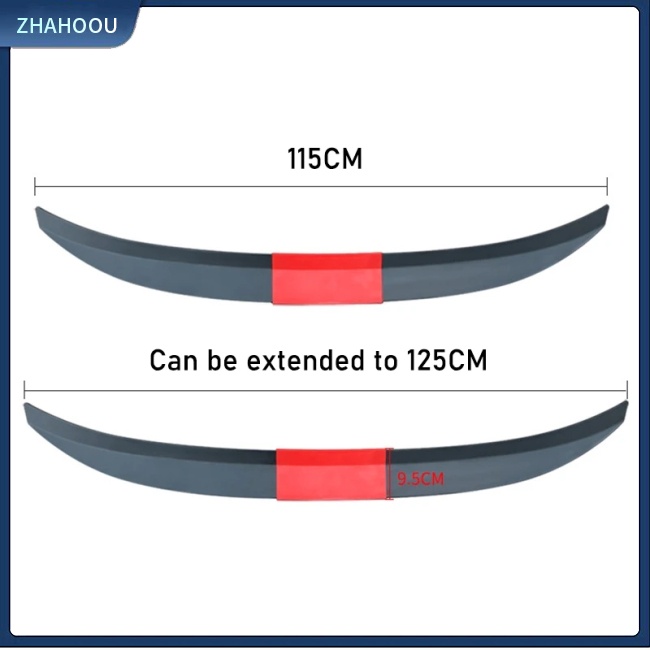 ☃Nhà Cửa☃ Cánh Gió 3 Phần Có Thể Điều Chỉnh Gắn Đuôi Xe Hơi DIY