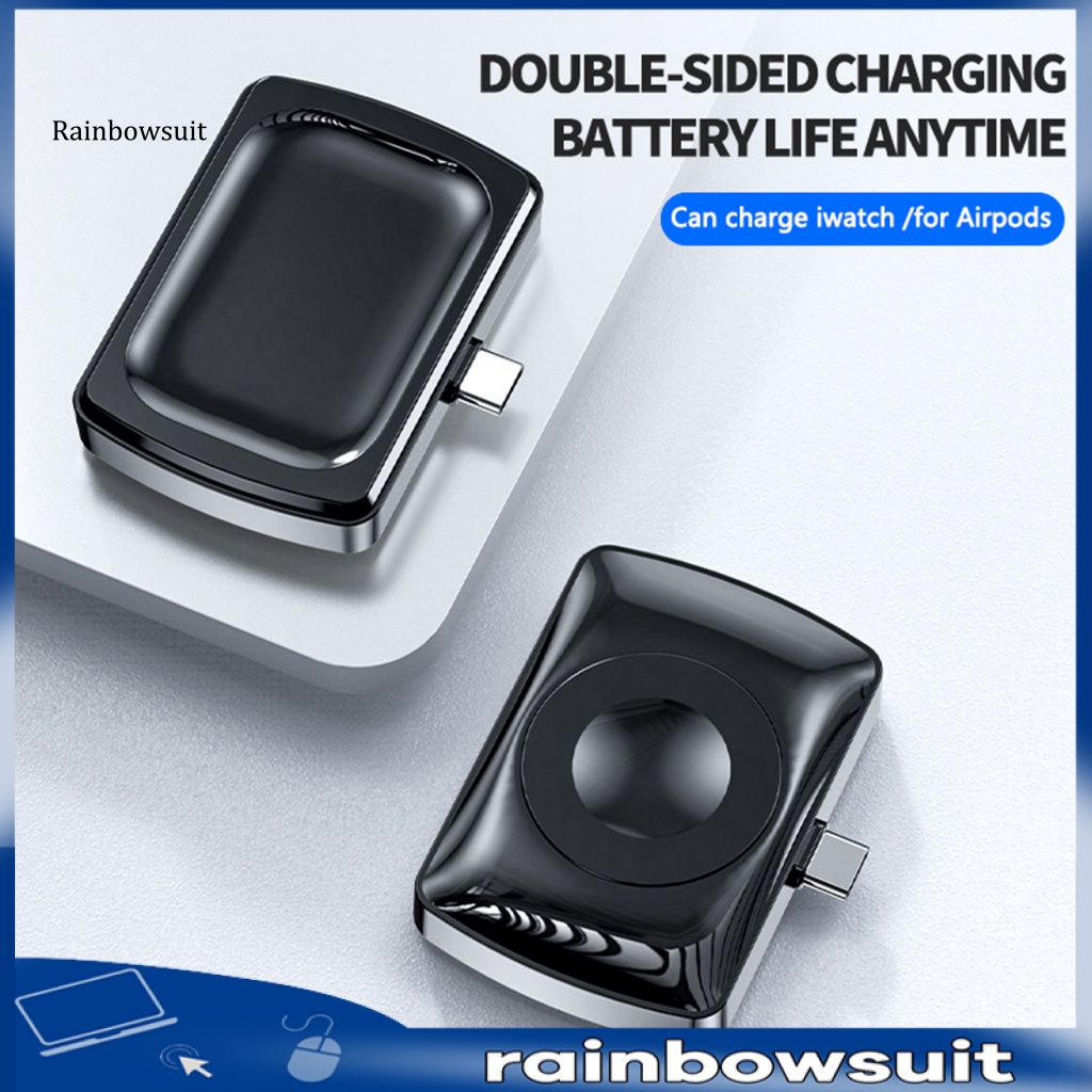 Đế Sạc Không Dây 2 Trong 1 Cho Airpods 2 / 3 / Pro