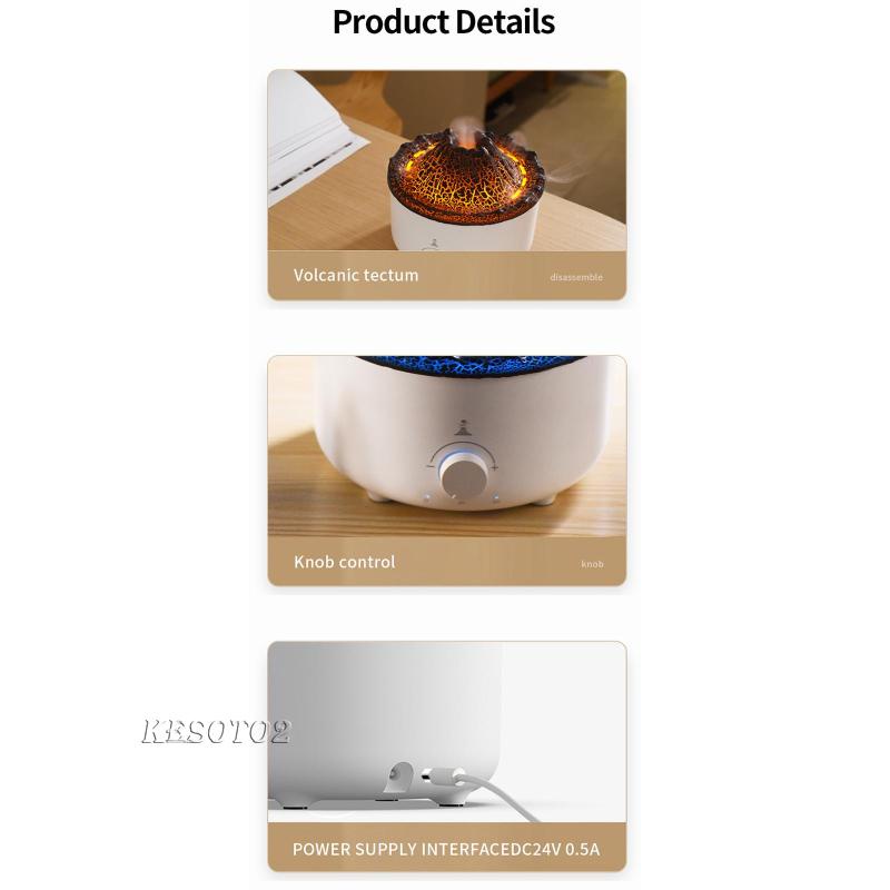 Máy khuếch tán tinh dầu Tạo Độ Ẩm Không Khí 560ml Kesoto2