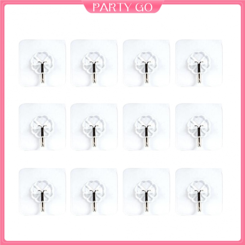 Set 20 Móc Treo Đồ Dán Tường Dày Dặn Hình Hoa Mận Không Cần Đóng Đinh Cho Nhà Bếp / Phòng Tắm (Phong Cách Ngẫ