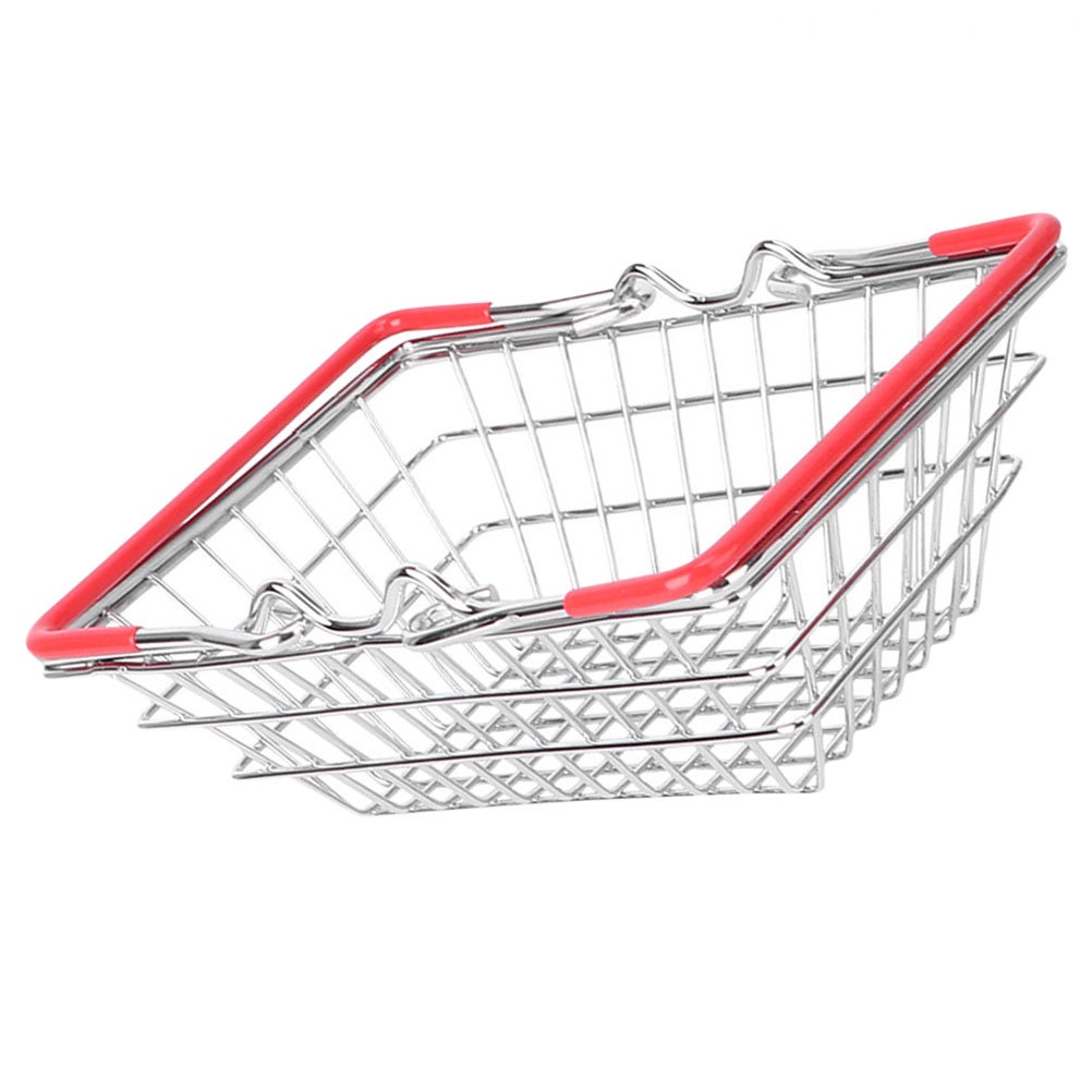 Đồ Chơi Giỏ Mua Sắm Mini Bằng Kim Loại Cho Bé