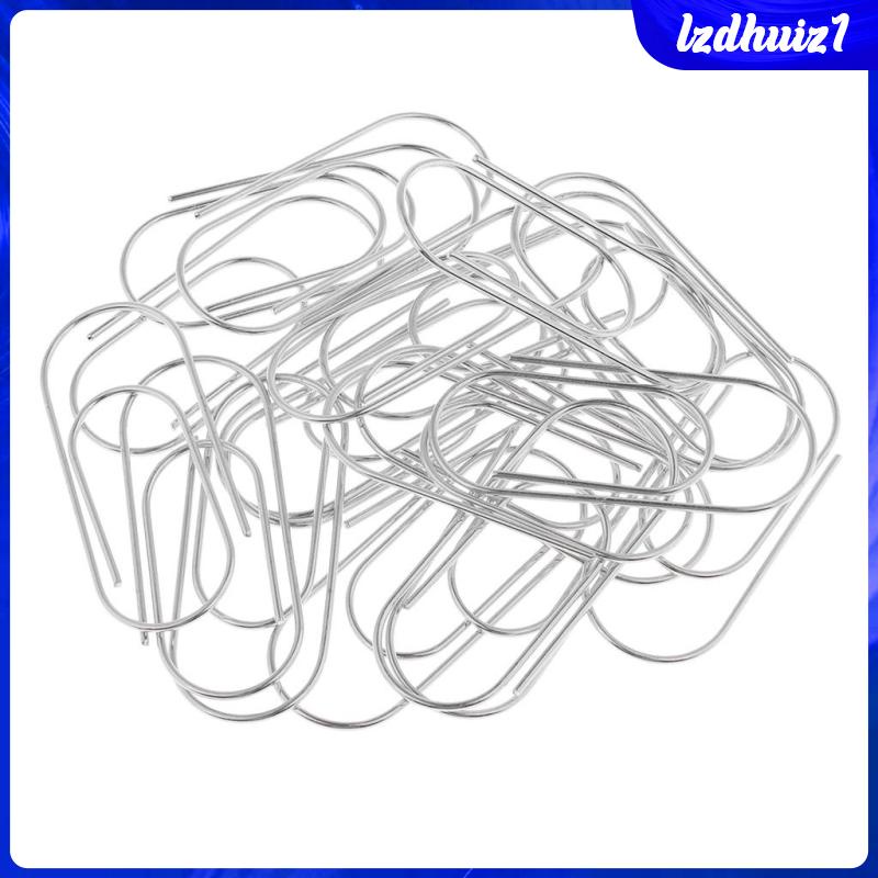 [Lzdhuiz] Set 20 Kẹp Giấy Kim Loại Lớn Màu Vàng Kim Đánh Dấu Trang Sách Văn Phòng Phẩm