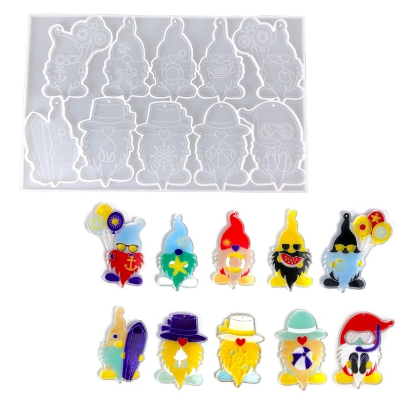 Khuôn Silicone Làm Mặt Dây Chuyền Hình Chìa Khóa Xinh Xắn