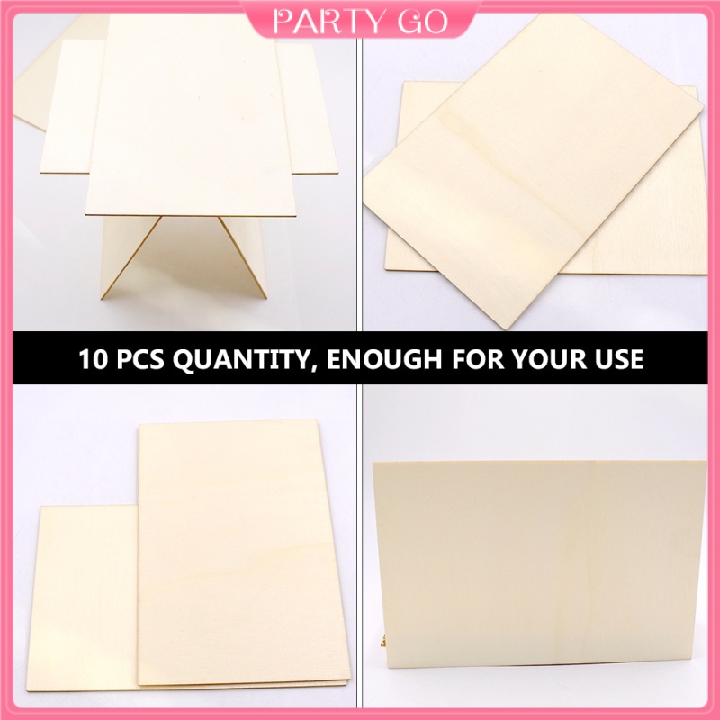 Bộ 10 Miếng Gỗ Khoét Lỗ Hình Chữ Nhật / Hình Vuông Chuyên Dụng Cho Gạch Men