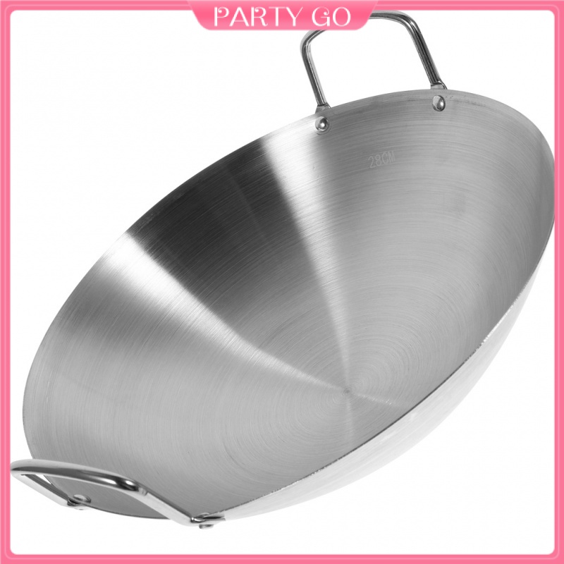 Chảo Chiên Trứng 10 Inch Đáy Tròn 10 Inch Bằng Thép Không Gỉ