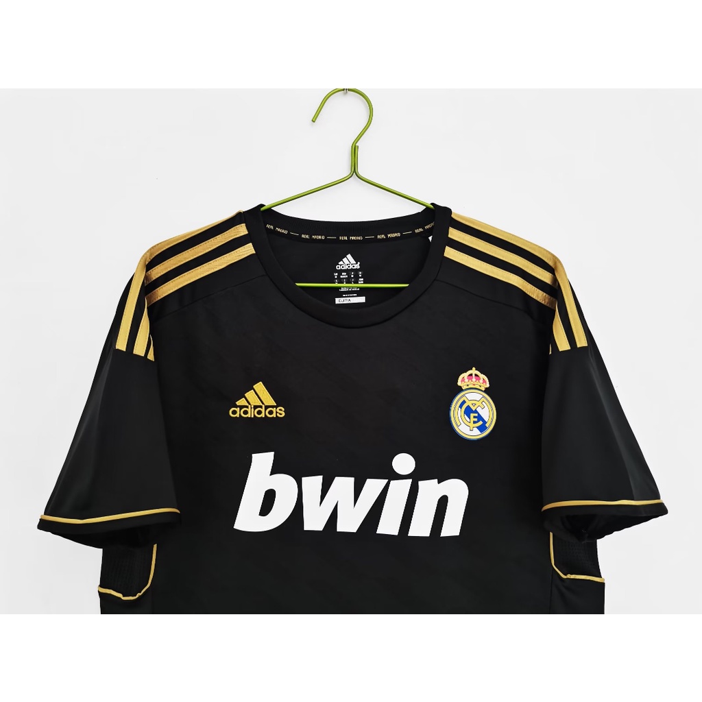 Áo Thun Thể Thao Tay Ngắn Real Madrid S-XXL 2011 / 12 AAA