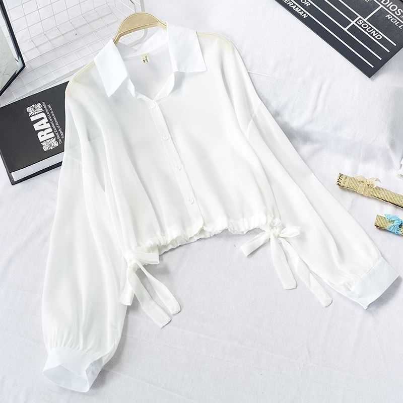 Áo Sơ Mi Chống Nắng Tay Dài Bồng Vải Mỏng Thời Trang Dành Cho Nữ