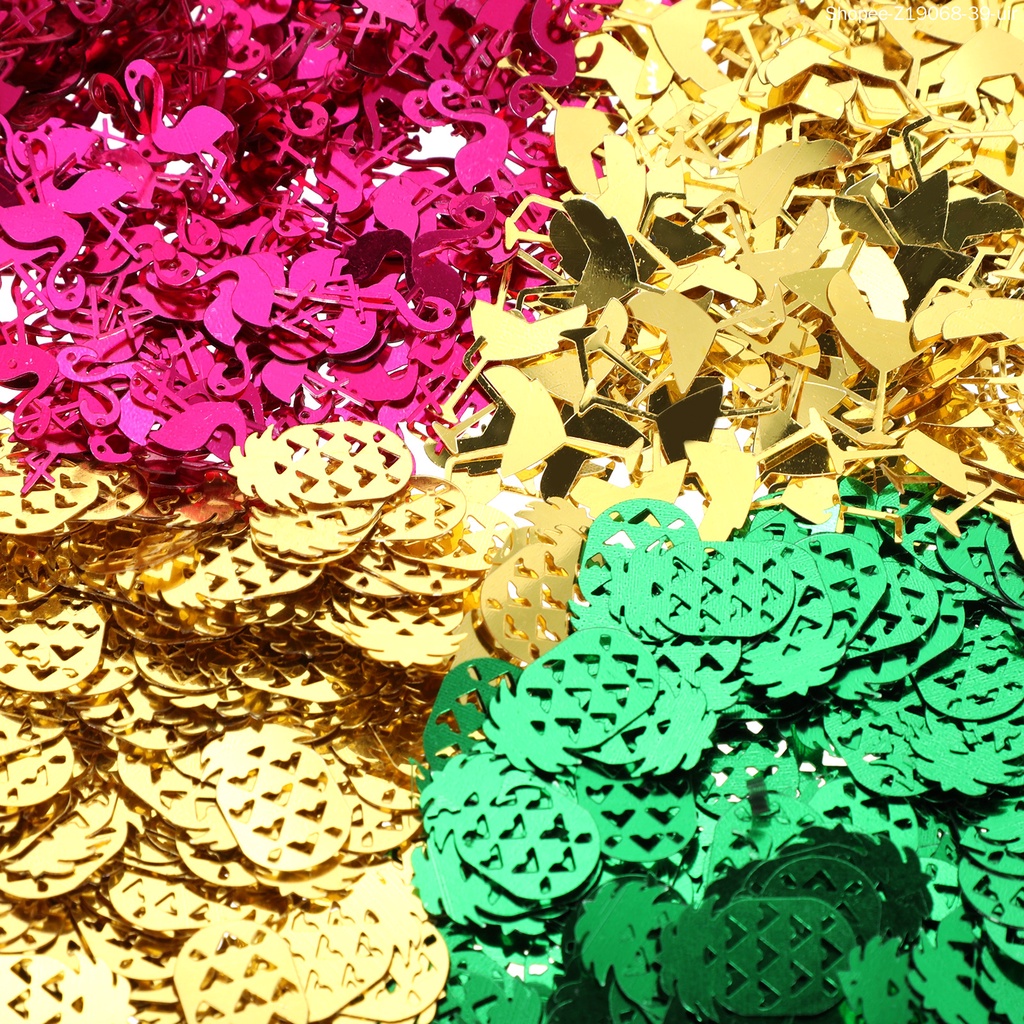 Bộ Giấy Ăn Họa Tiết Chim Hồng Hạc Đính Kim Sa Lấp Lánh Trang Trí Bàn Tiệc