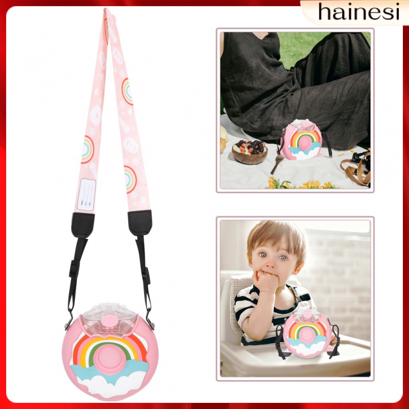 Kid Water Bottles Silicone Sippy Cups Baby Donut Toddler Jug Children Drink Men Women