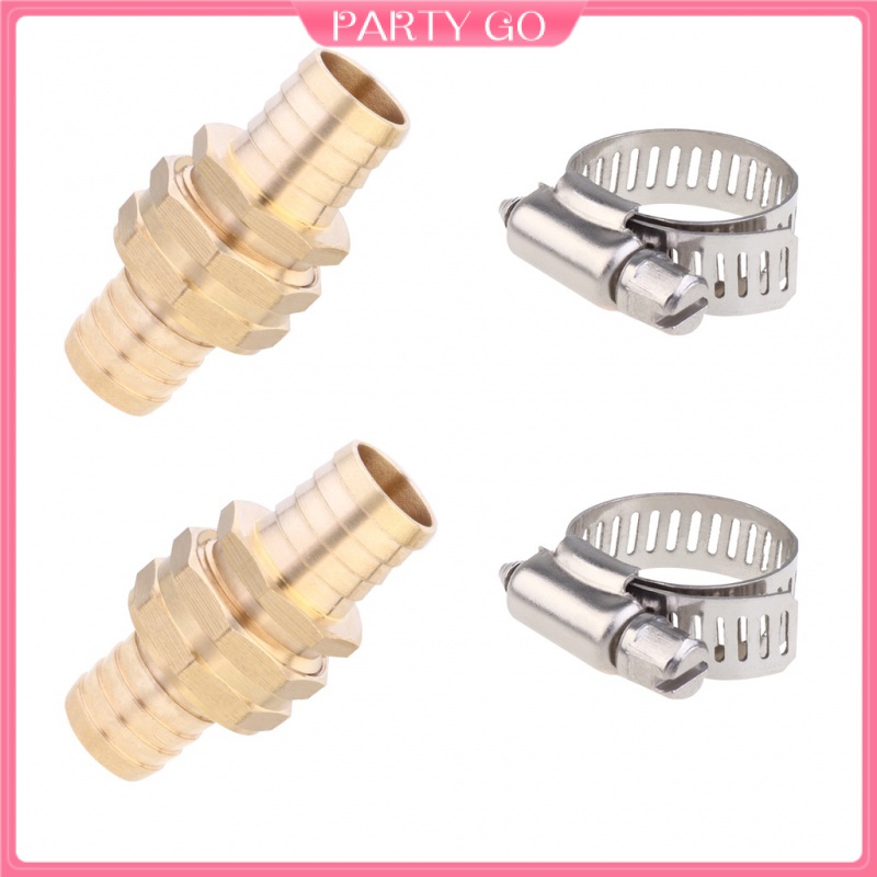 Set 2 Đầu Nối Ống Nước Bằng Kim Loại Tiện Dụng Chất Lượng Cao