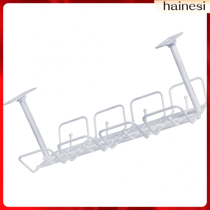 Desk Wire Organizer Table Tray Cable Rack Basket Office