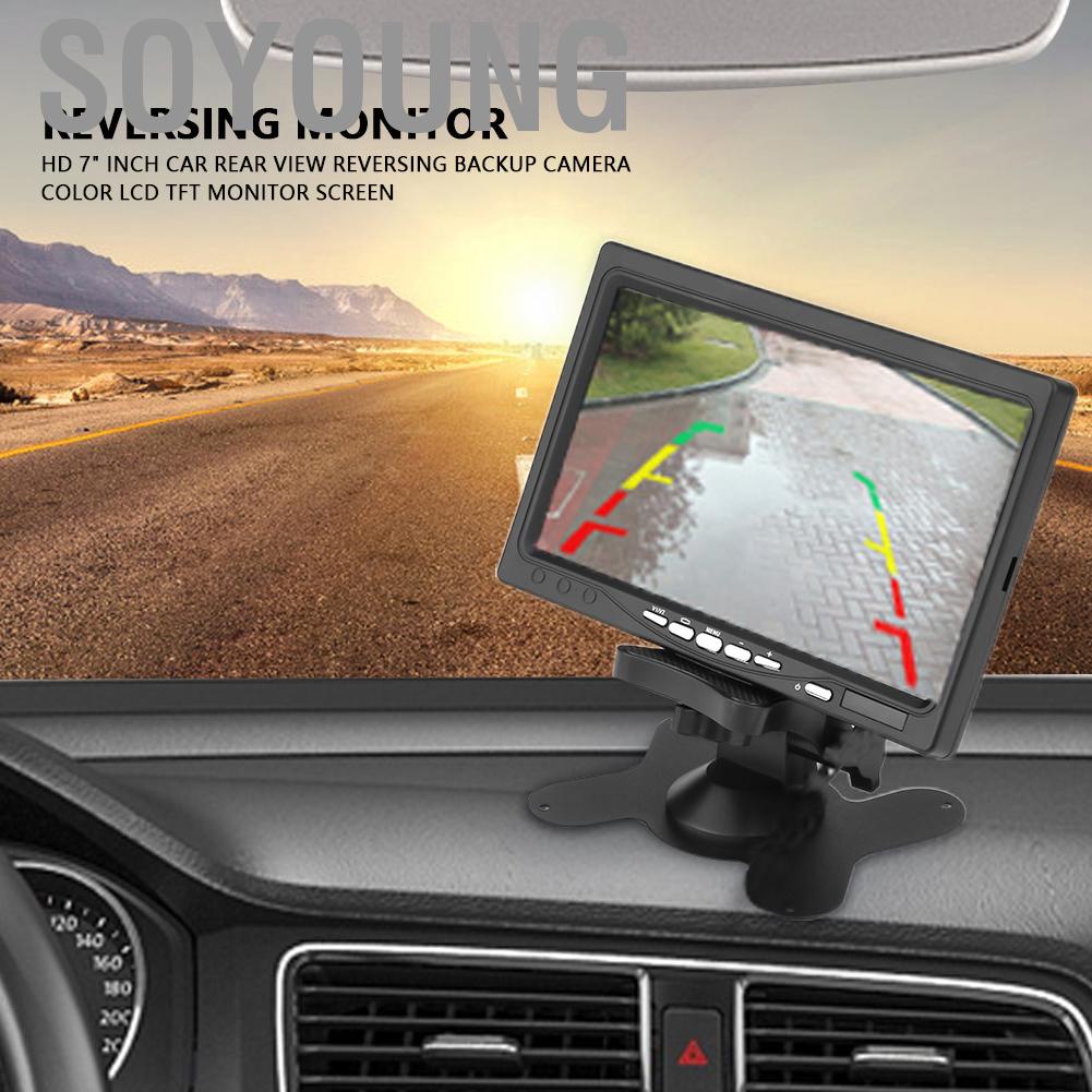 Soyoung HD 7" Inch Car Rear View Reversing Backup  Color LCD TFT Screen