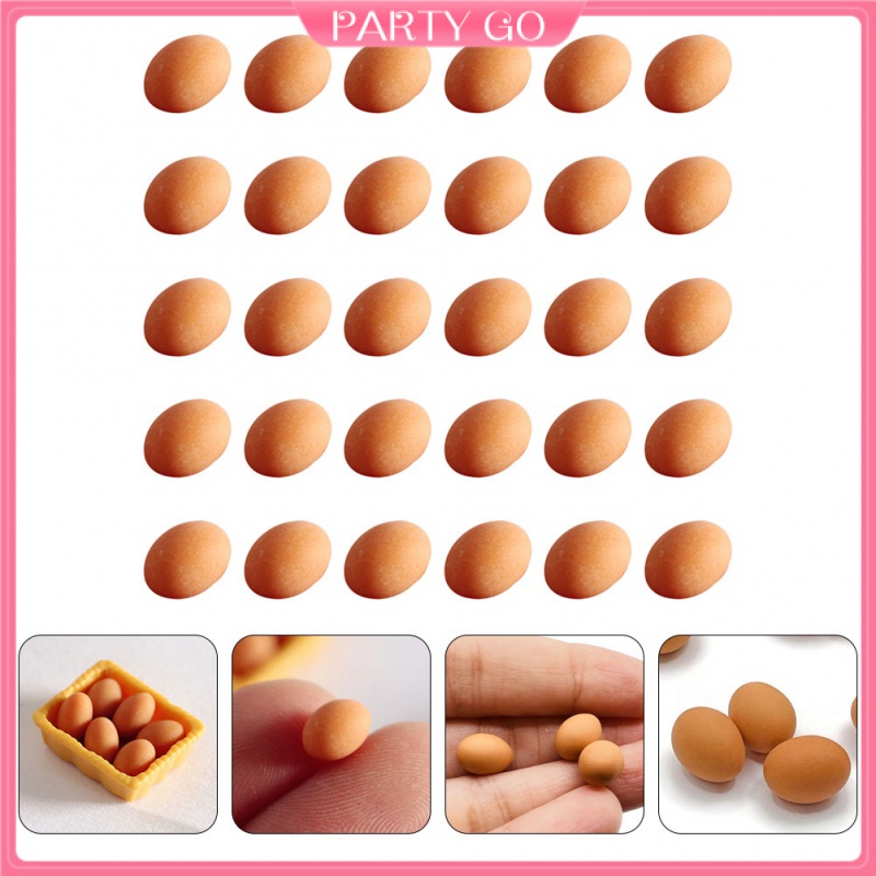 Set 30 Quả Trứng Mini Làm Trang Sức Thủ Công