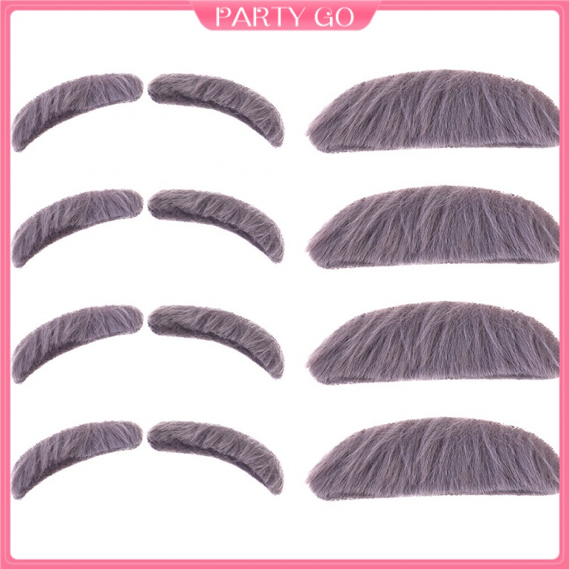 Set 4 Món Đồ Hóa Trang Râu Giả Vui Nhộn Sáng Tạo Cho Nam