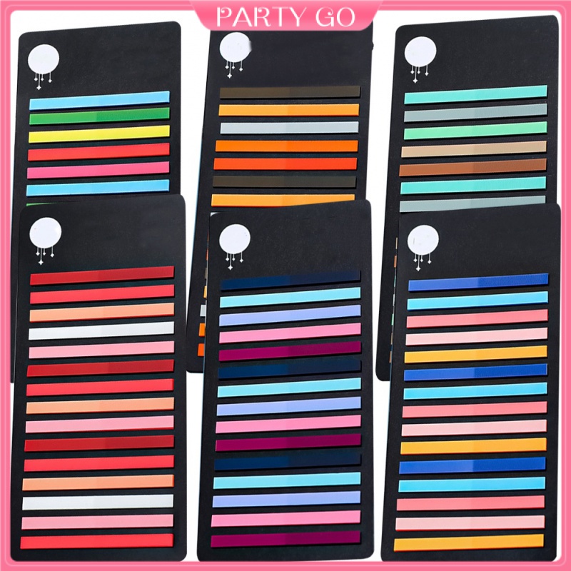 Set 6 Cuộn Nhãn Dán Đọc Sách Nhiều Màu Sắc