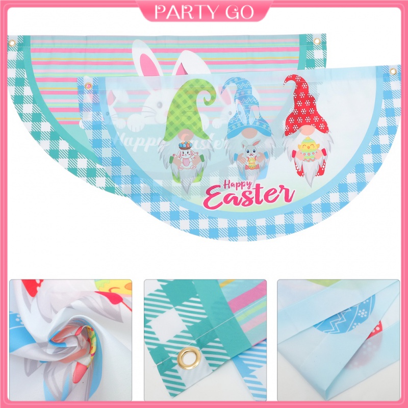 Set 2 Cờ Treo Trang Trí Sân Vườn