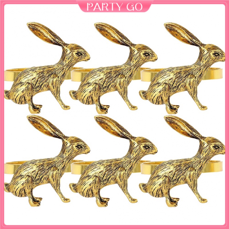 Adorno Para Mesa De Vòng Nhẫn Khăn Ăn Bằng Kim Loại Trang Trí Đám Cưới