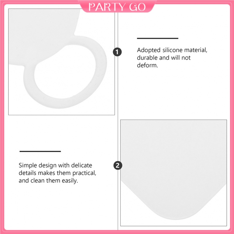 Set 2 Kẹp Silicone Chặn Tóc Chống Tắc Nghẽn Cống Nhà Tắm