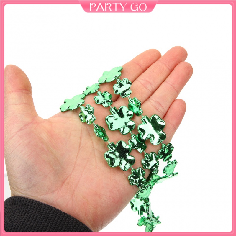Vòng cổ Chuỗi Hạt Shamrock Trang Trí Tiệc Tùng Ngày Thánh Patrick