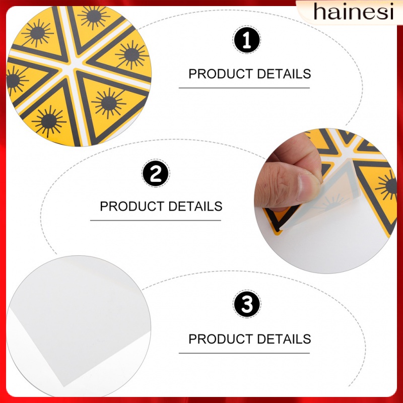 Set 10 Miếng Dán Đánh Dấu Bình Chữa Cháy Ngoài Trời Bằng Laser