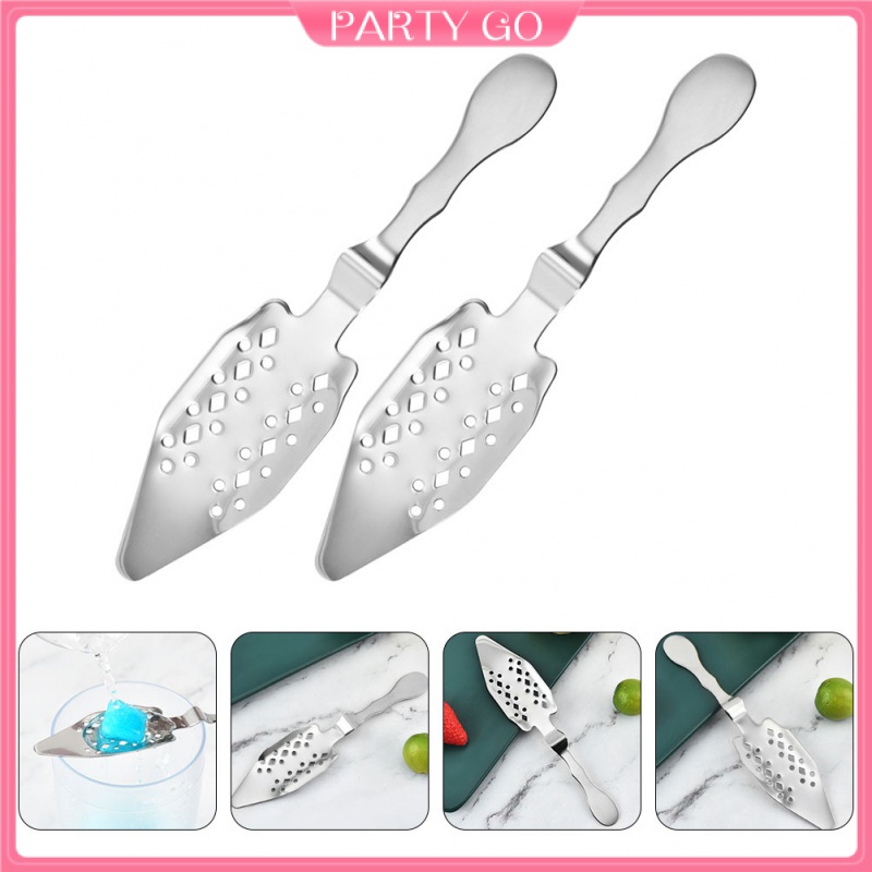 Set 2 Muỗng Lọc Bằng Thép Không Gỉ Tiện Dụng Cho Nhà Bếp