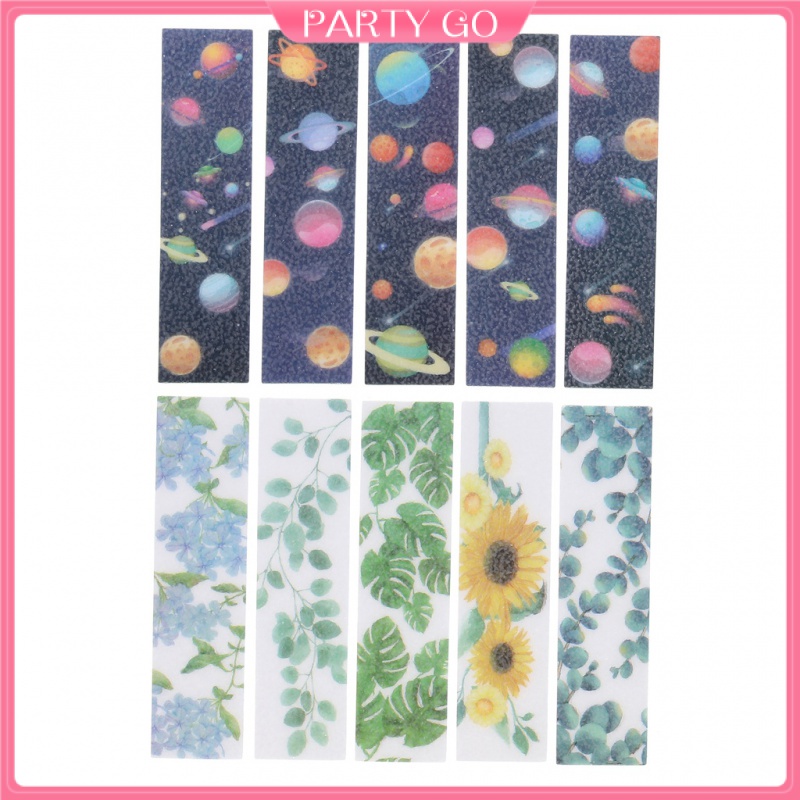 Bộ 10 Miếng Dán Màu Sắc Bắt Sáng Cho Người Lớn