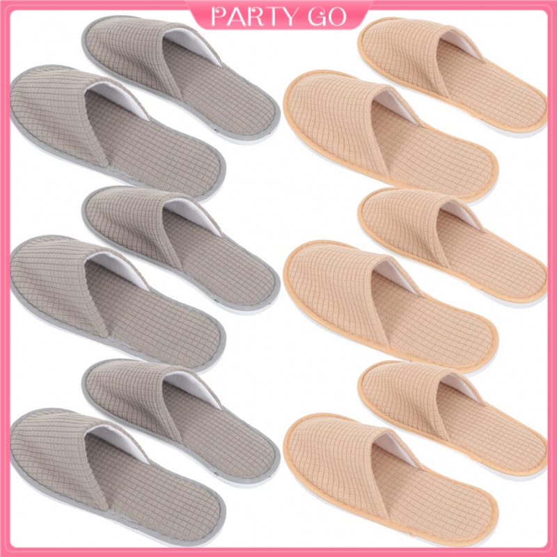 Set 6 Đôi Dép Đi Trong Nhà Dùng Một Lần Tiện Dụng Cho Khách Sạn