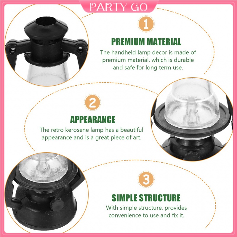 Set 10 Đèn Lồng Mini Treo Trang Trí Phong Cách Vintage