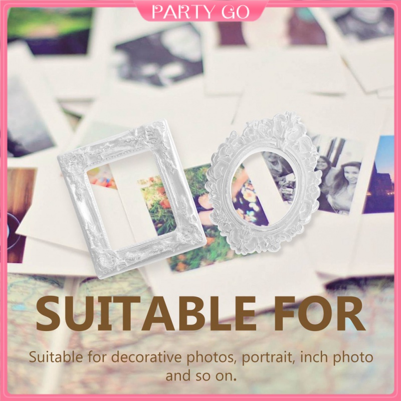 Set 10 Khung Hình Oval Trưng Bày Trang Sức Phong Cách Vintage