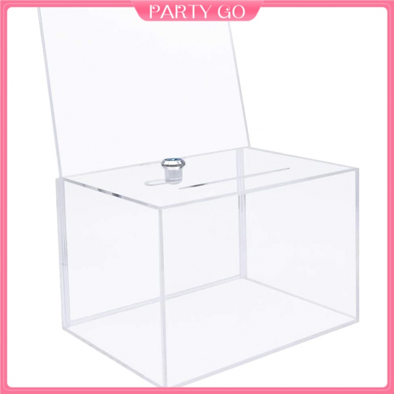 Hộp Nhựa Trong Suốt Đựng Vé Máy Bay May Mắn