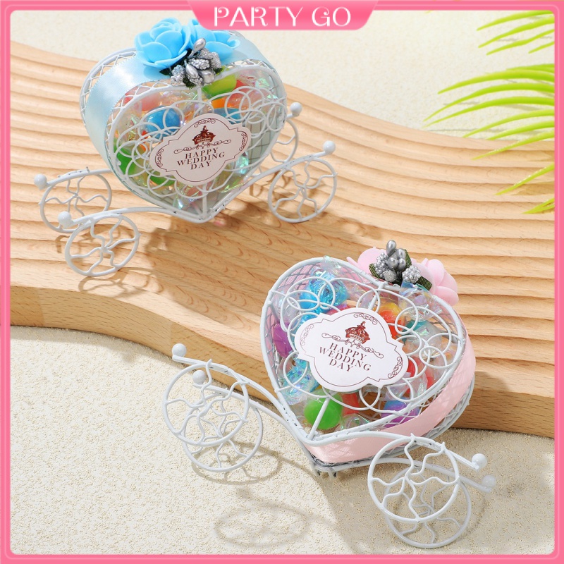 Set 10 Hộp Đựng Kẹo Hình Trái Tim Trang Trí Tiệc Halloween