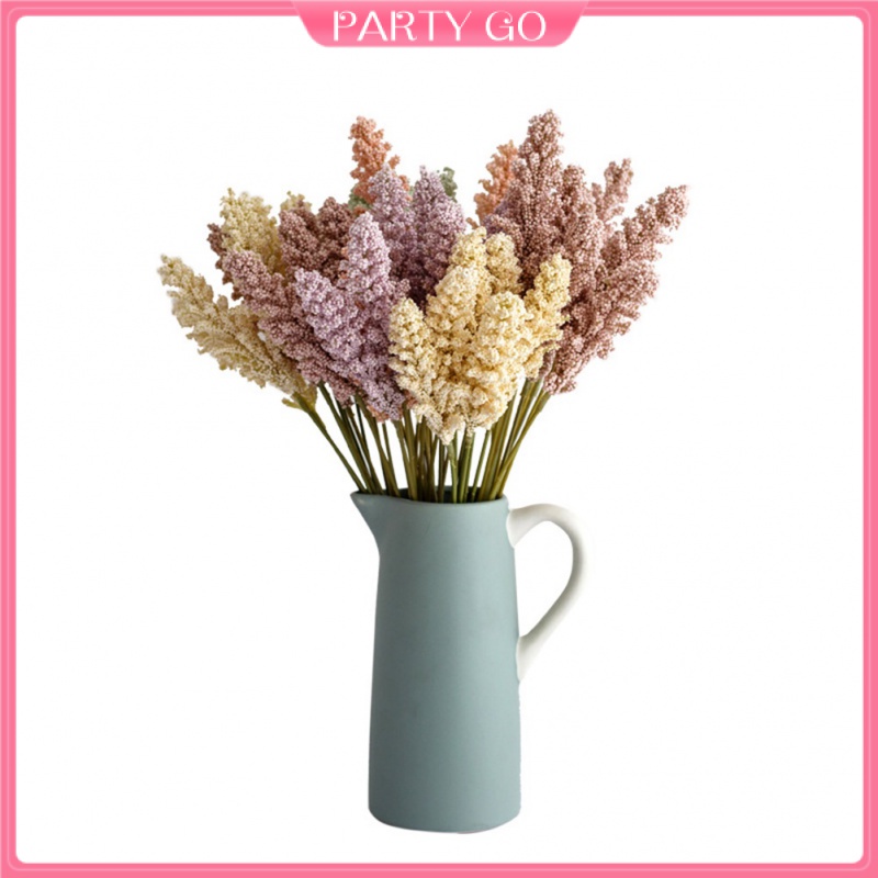 Bó Lúa Mạch Nhân Tạo 2 Bông Trang Trí Tiệc Cưới