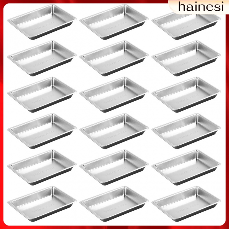 Set 100 Chén Sứ Hình Chữ Nhật Đựng Nước Chấm Dùng Một Lần Tiện Dụng