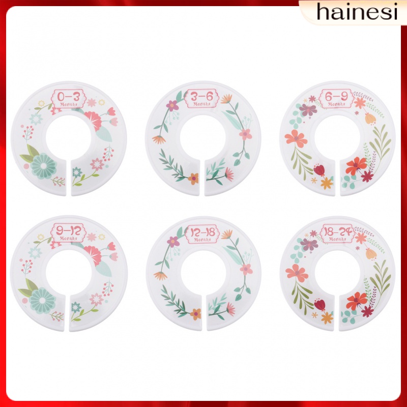 Set 6 Tấm Chia Ngăn Tủ Quần Áo Em Bé Tiện Dụng