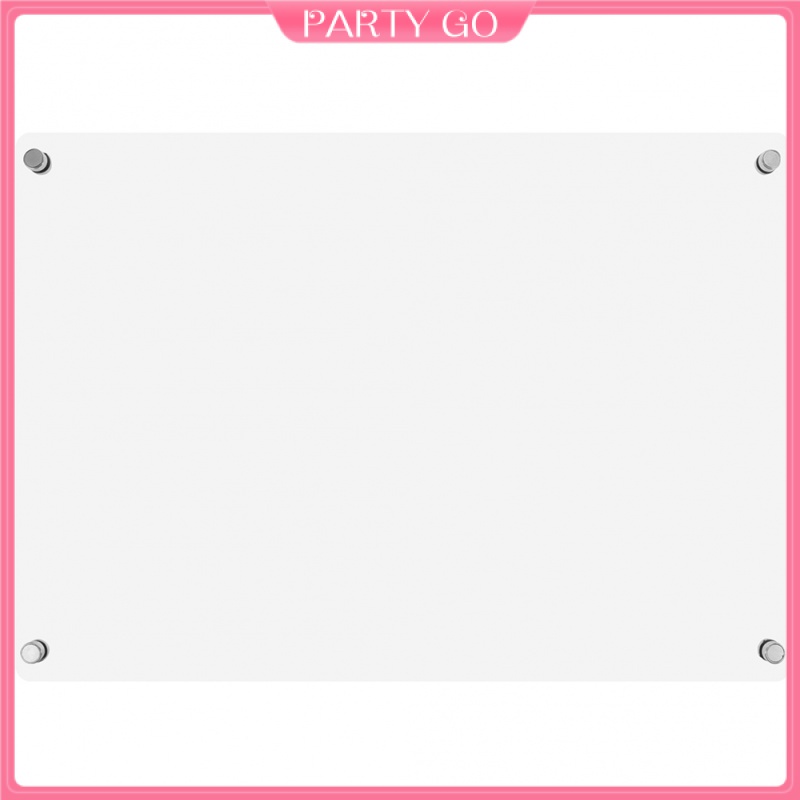 30*20cm Blank Magnetic Dry Erase Board Clear Acrylic Writing Reminder Board for Refrigerator Planner