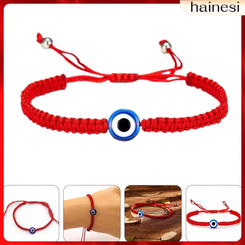 Vòng Tay Dây Bện Phối Mặt Hình Mắt Quỷ Ojo Thời Trang Âu Mỹ Cho Nam