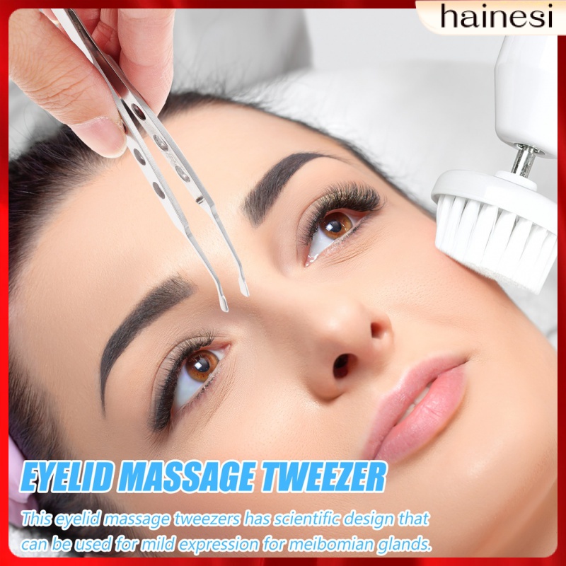 Nhíp Đầu Tròn Hỗ Trợ Mát Xa Lông Mi Meibomian