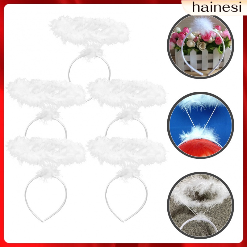 Set 5 Băng Đô Hóa Trang Halloween Hình Thiên Thần Cho Bé