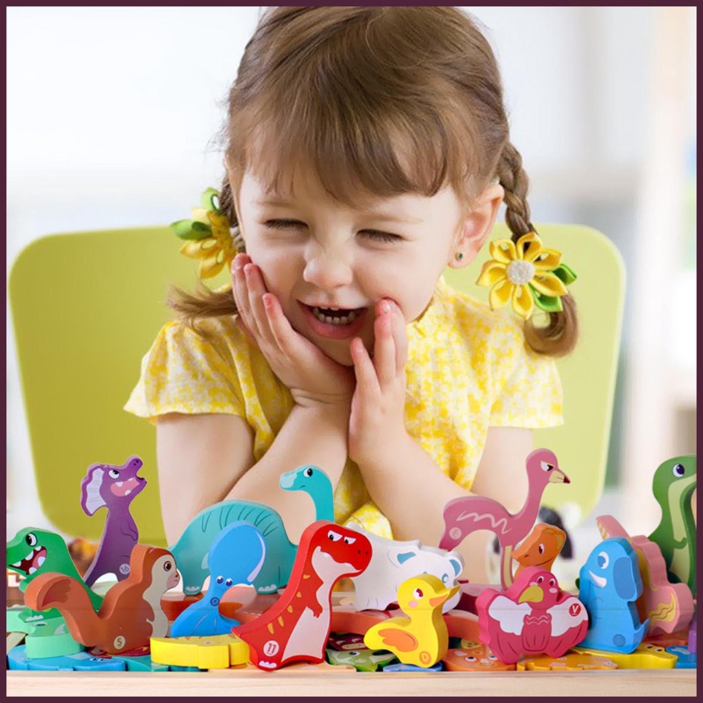 Bộ Đồ Chơi Ghép Hình 3D Theo Phương Pháp Montessori