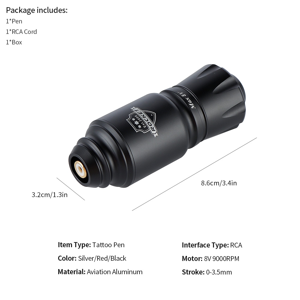 Bộ Máy Xăm Hình Không Dây Mini Giao Diện Rcaa Cao Cấp