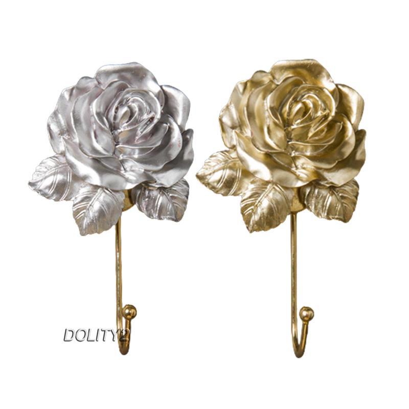 [Dolity2] Móc Treo Túi Xách Hình Hoa Hồng Phong Cách Châu Âu Hiện Đại
