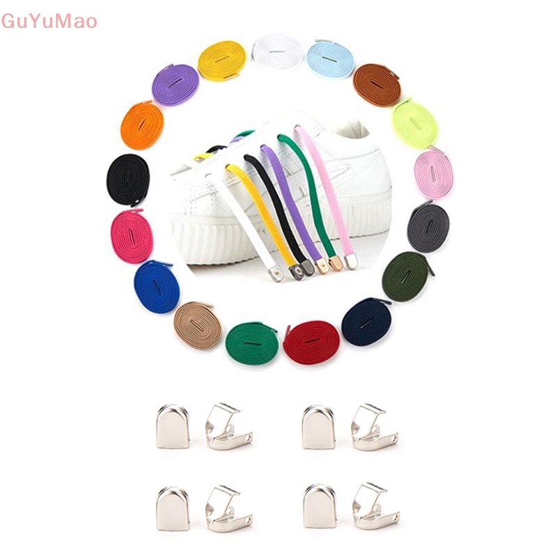 1 Bộ Dây Giày Đàn Hồi Không Cần Buộc An Toàn Nhanh Chóng Cho Người Lớn Và Trẻ Em