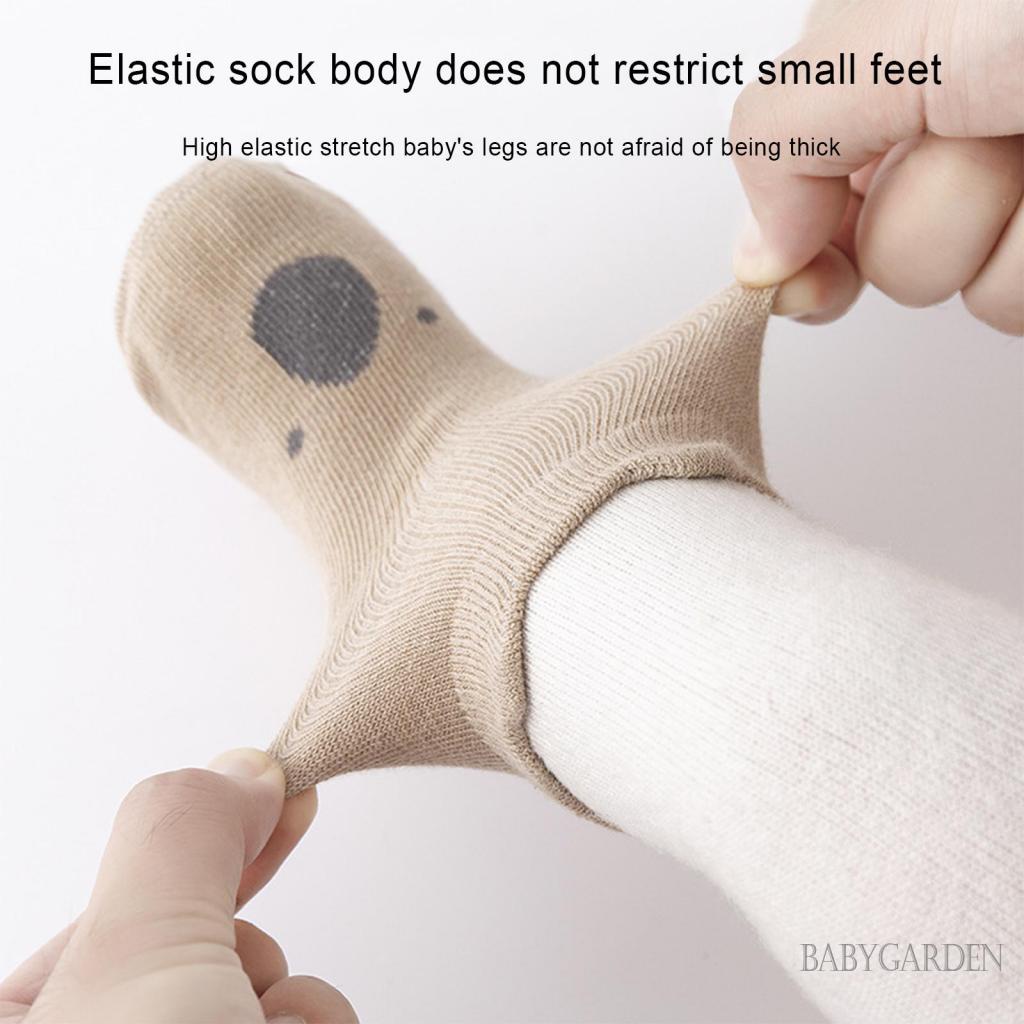 Vớ Cotton Pha Chống Trượt In Hoạt Hình Động Vật Cho Bé 0-3 Tuổi