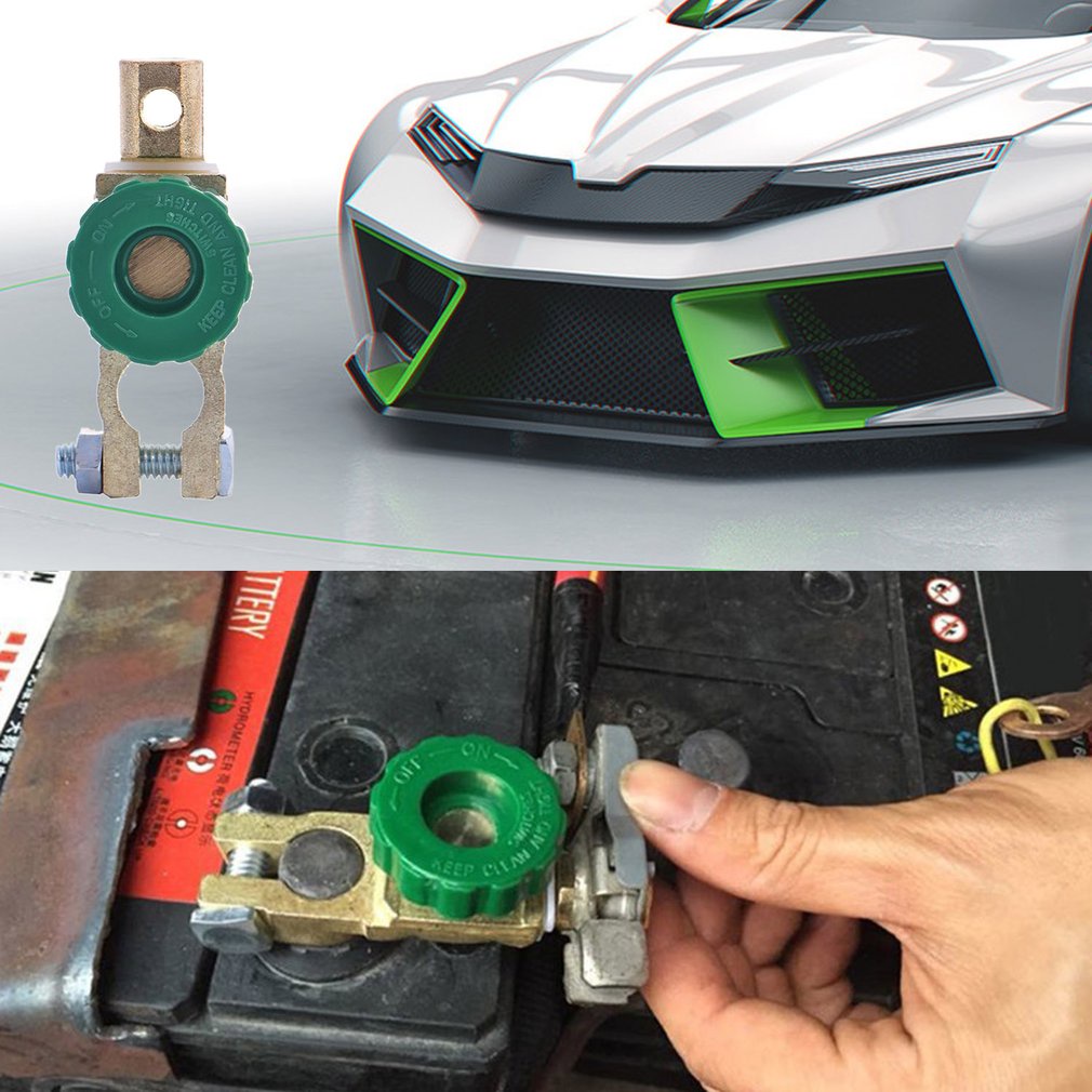 Professional Zinc Alloy Copper Battery Terminal Link Switch Quick Cut-Off Disconnect Isolator Auto Car Accessories [Q/10]