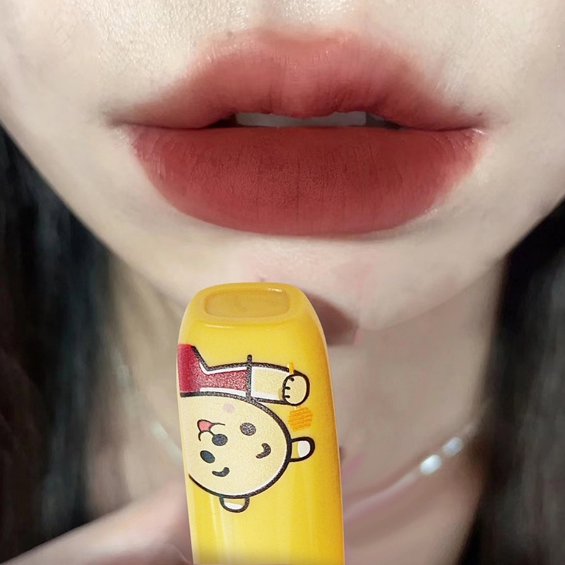 Son Môi Dạng Lỏng 6 Màu Sắc Tùy Chọn Chống Thấm Nước Dưỡng Ẩm Lâu Trôi