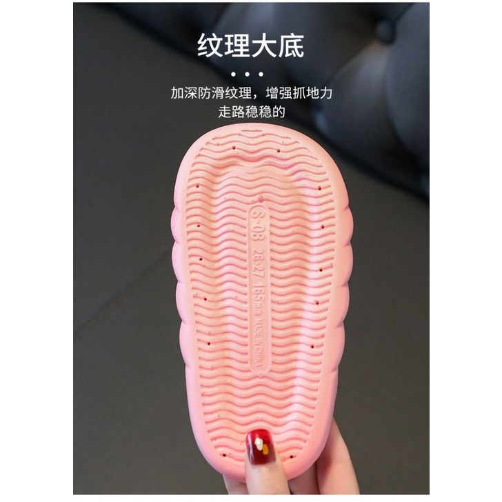 Dép Xỏ Ngón Đi Trong Nhà Mềm Mại Chống Trượt Họa Tiết Kỳ Lân Hoạt Hình Thời Trang 2023 Cho Bé