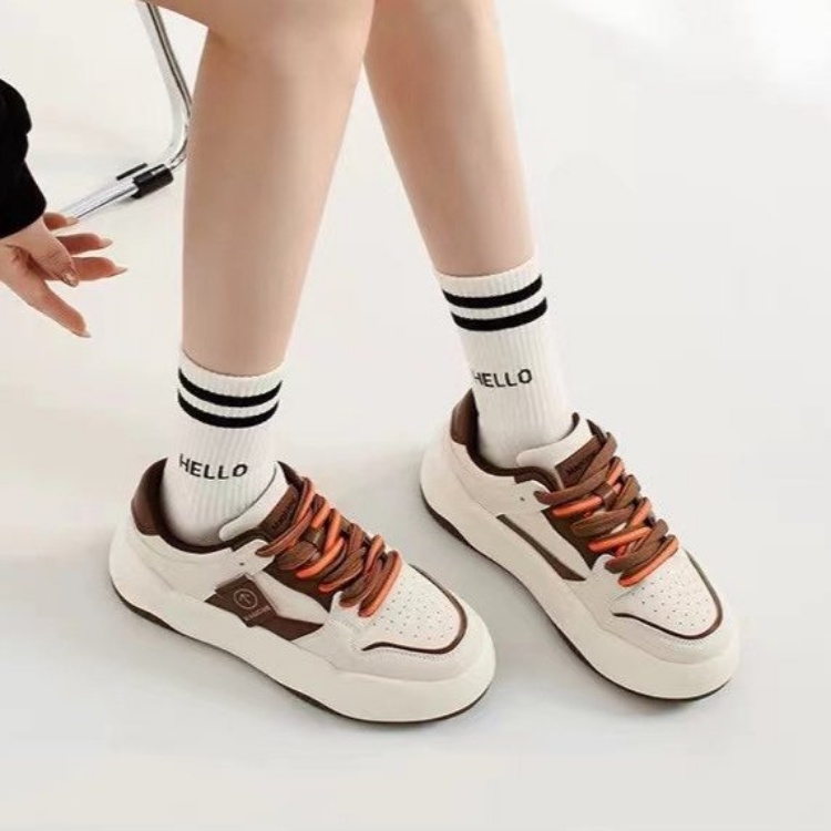 Giày Thể Thao Đế Dày Phong Cách Hàn Quốc Cổ Điển Mới Cho Nữ